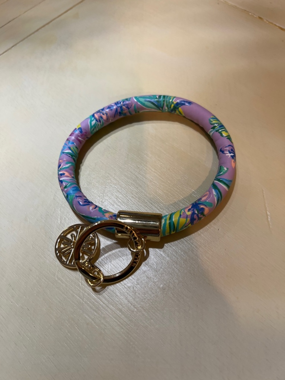 Lilly Pulitzer bracelet key chain